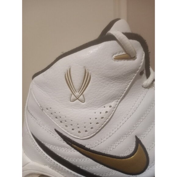Men's White Nike Air Ups Basketball sneakers nike Size 11.5 White 313531-171 - Picture 4 of 14